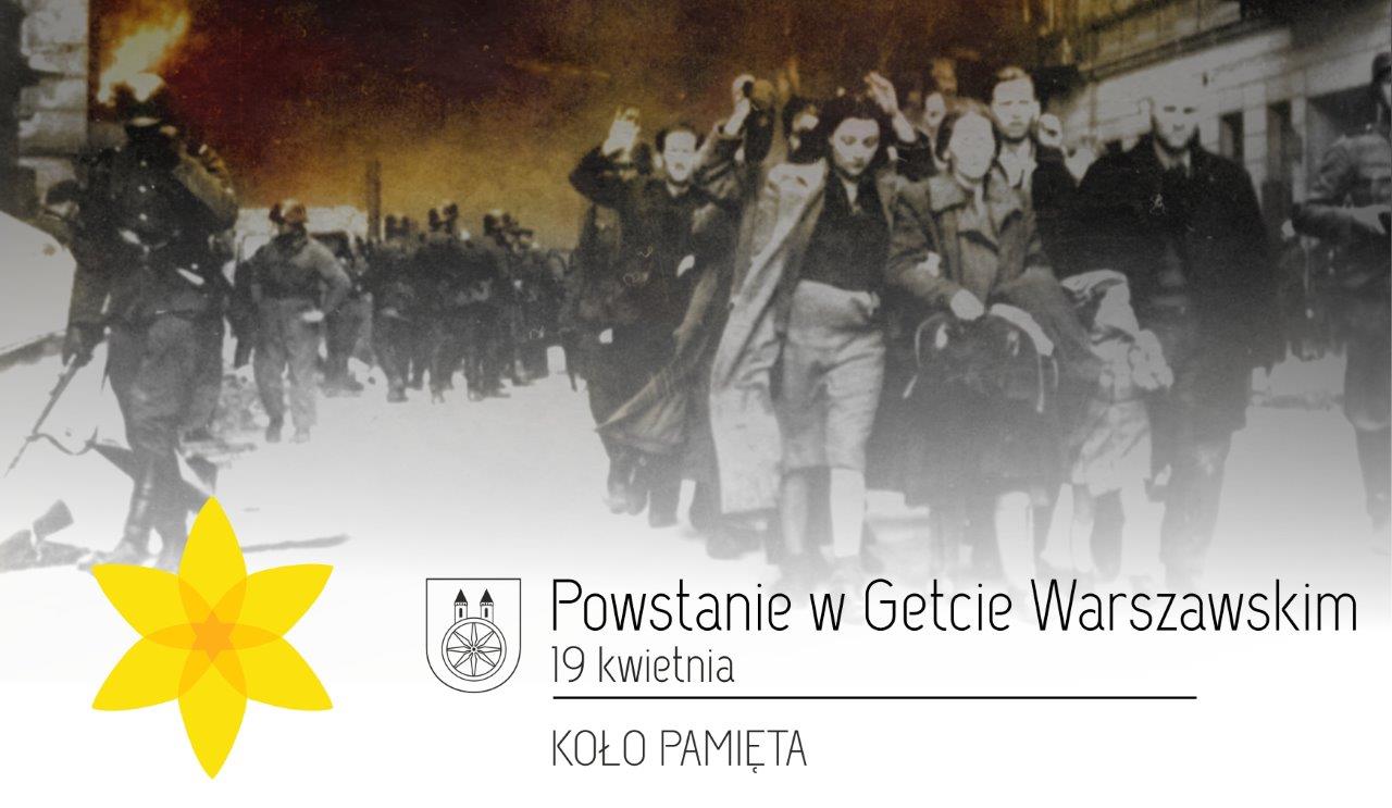 Plansza 19 KWIETNIA Powstanie w getcie warszawskim, tekst pod planszą