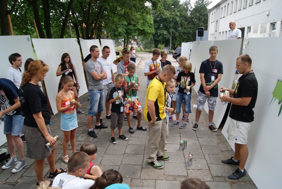 Warsztaty graffiti w ramach Koła Ulicy