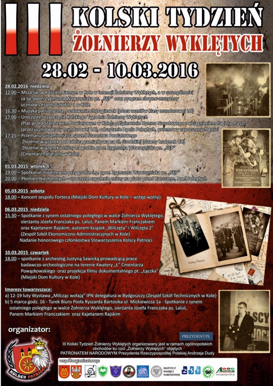 Trwa III Kolski Tydzień Żołnierzy Wyklętych