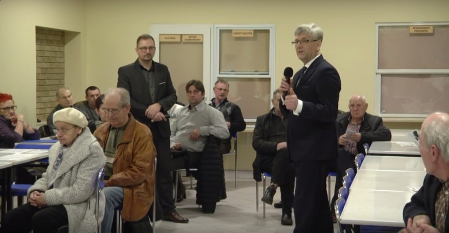 Spotkanie burmistrza z mieszkańcami na Kaliskim Przedmieściu