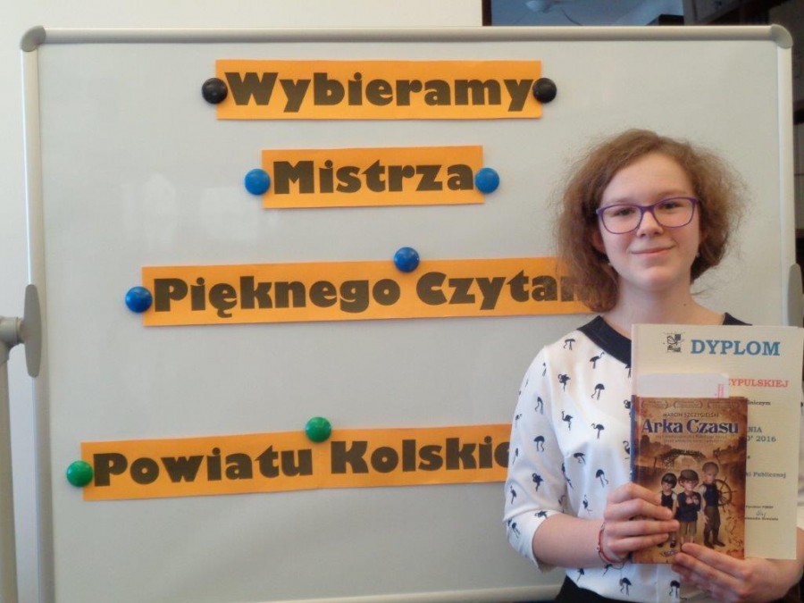 Mistrz Pięknego Czytania Powiatu Kolskiego '2016!!!
