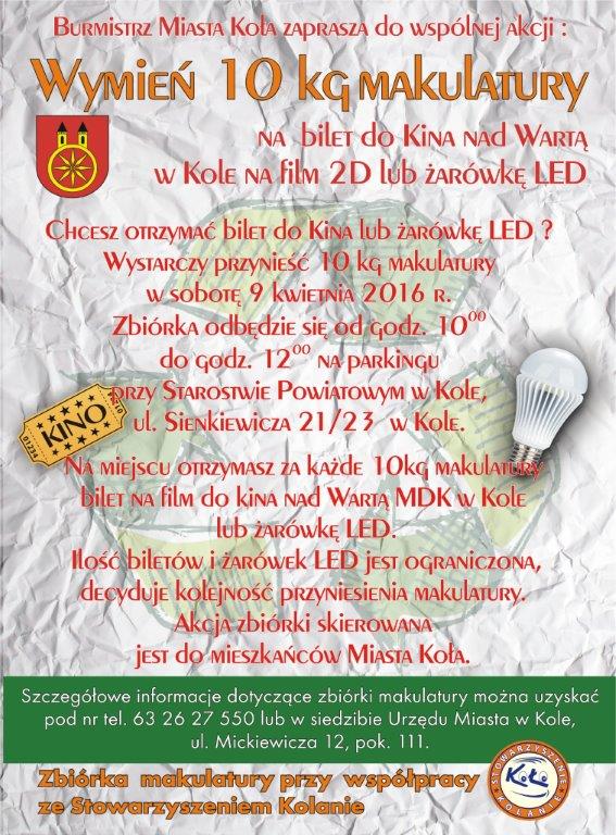 Chętni na darmowe bilety do kina i energooszczędne żarówki?