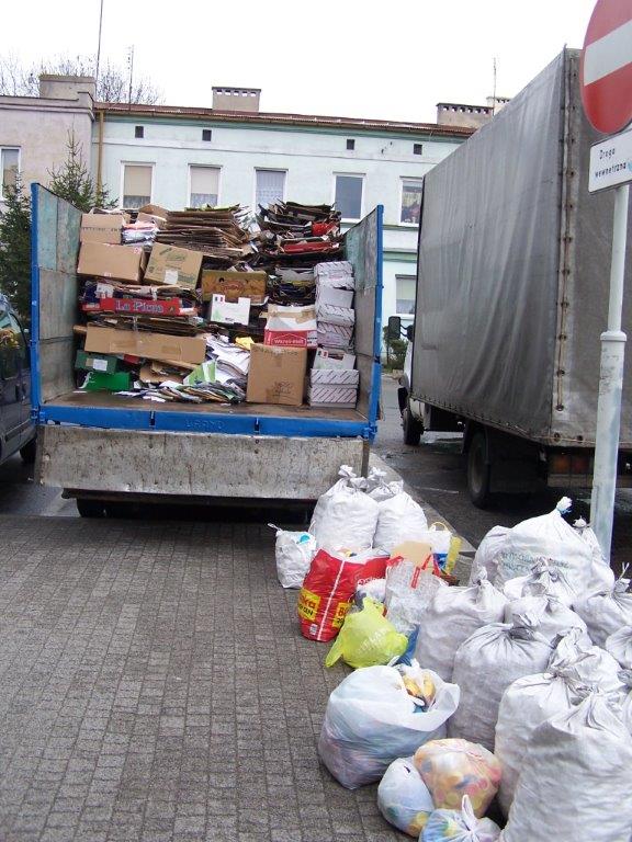 1500 kg makulatury udało się zebrać podczas zbiórki
