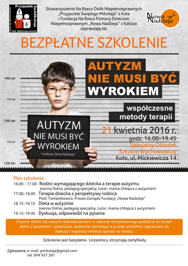 Autyzm nie musi być wyrokiem