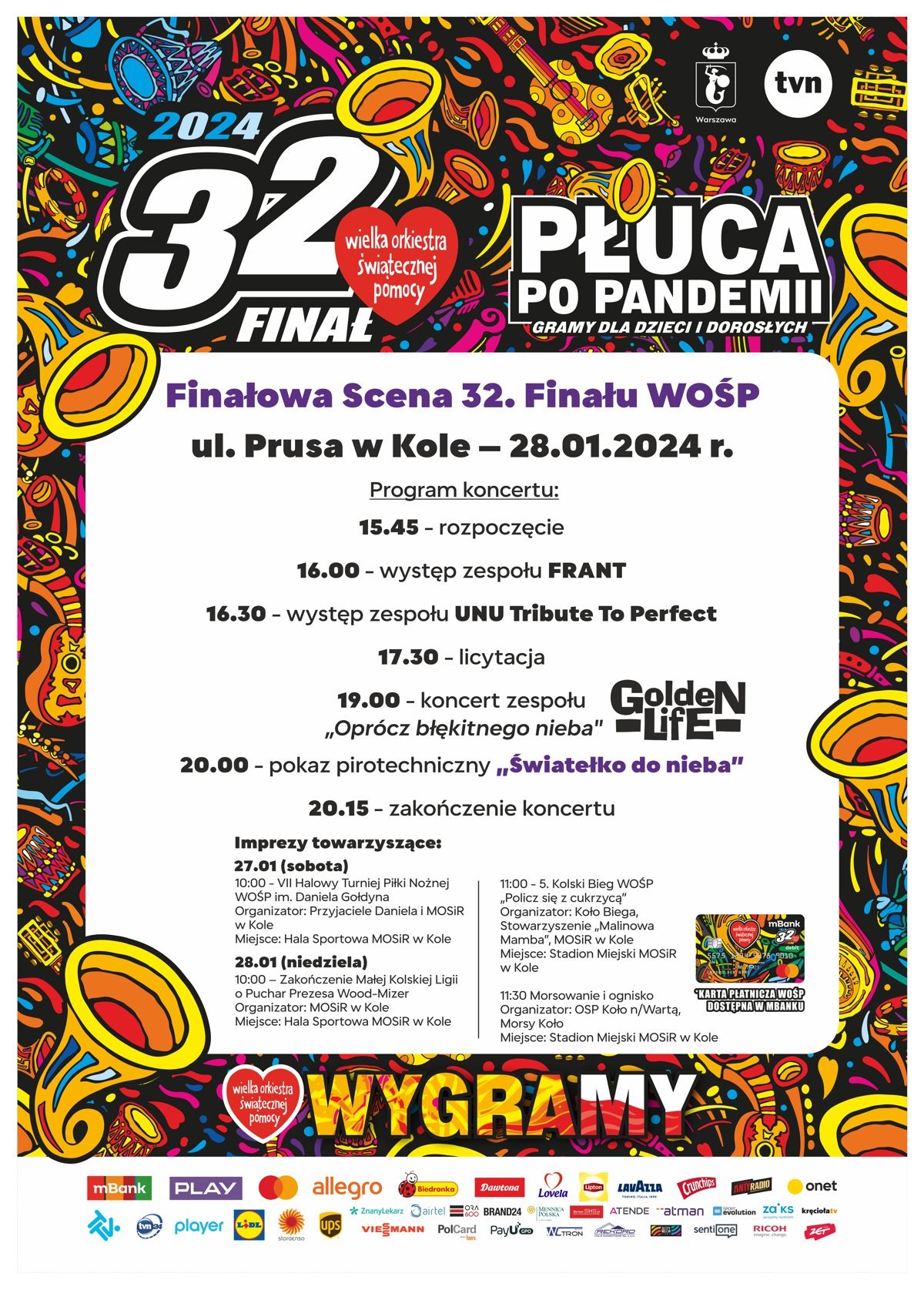 Plakat Finałowa Scena 32. Finału WOŚP