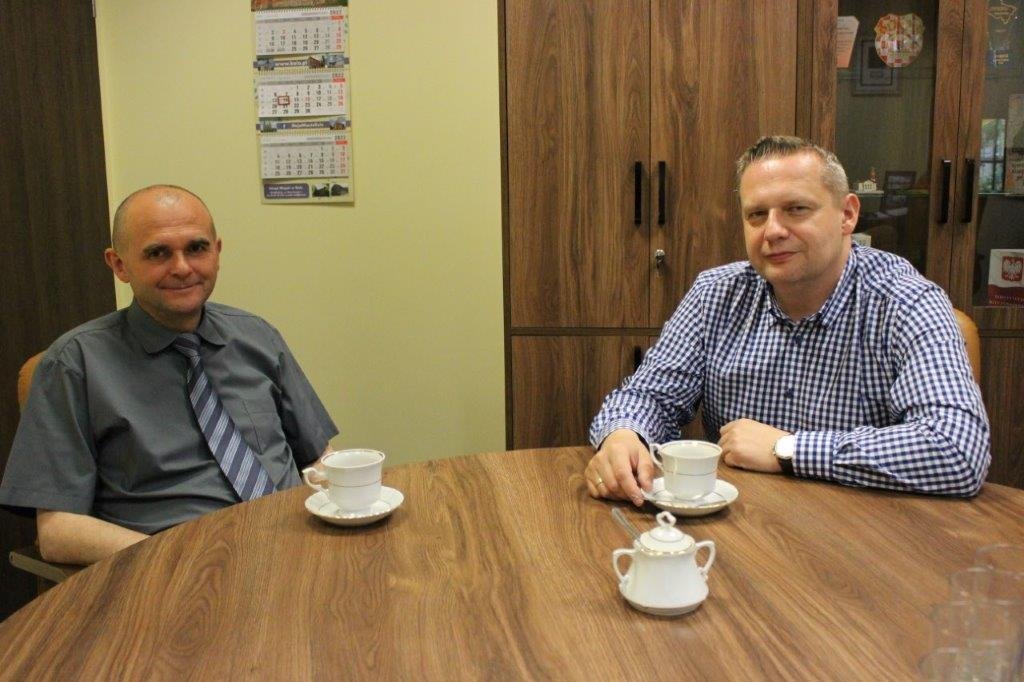 Wójt Gminy Kościelec Dariusz Ostrowski i Burmistrz Miasta Koła Krzysztof Witkowski