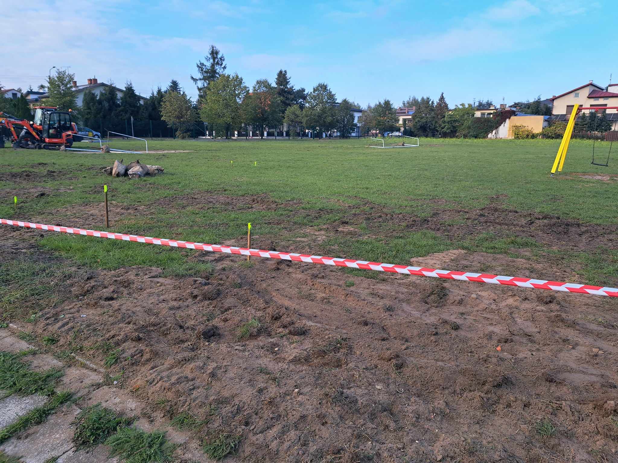 Teren rewitalizacji przy ulicy Buczka w Kole