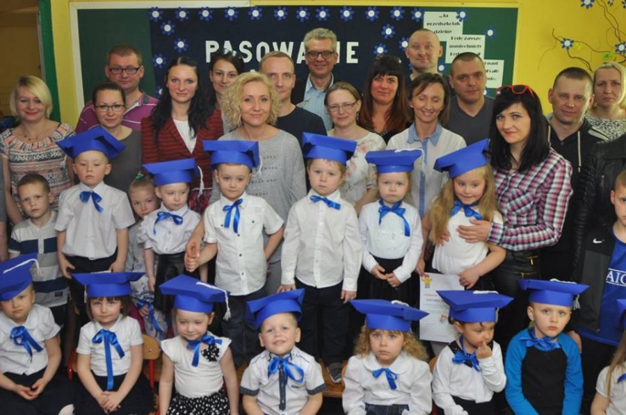 Pasowanie na przedszkolaka w "piątce"