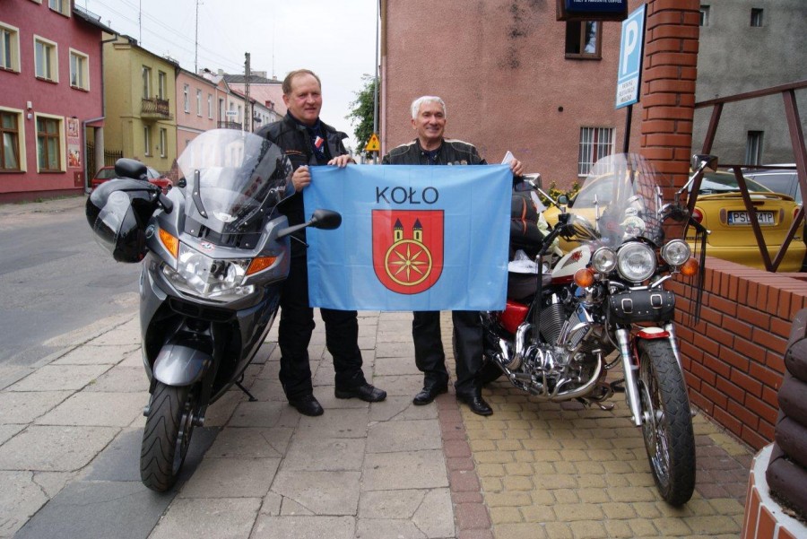 Kolanie na rajdzie motocyklowym JP II Rzym 2012