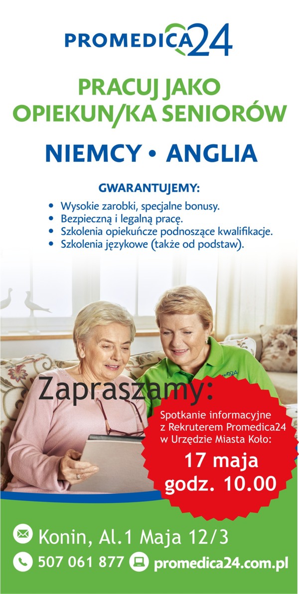 Pracuj jako opiekun seniorów - kolejne spotkanie z rekruterem