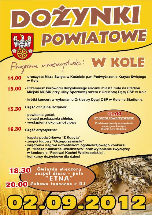 Dożynki Powiatowe 2012