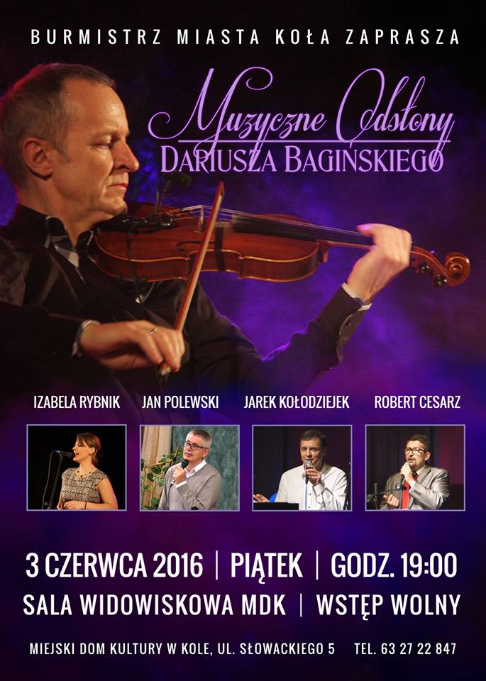 Muzyczne odsłony Dariusza Bagińskiego