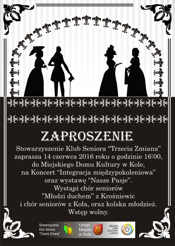 Zapraszamy na koncert "Integracja międzypokoleniowa"