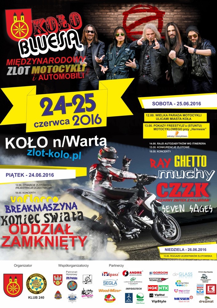 Zapraszamy na KOŁO BLUESA FESTIVAL 2016 