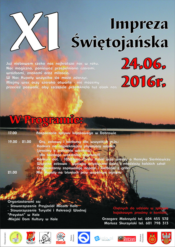Zapraszamy na XI Imprezę Świętojańską