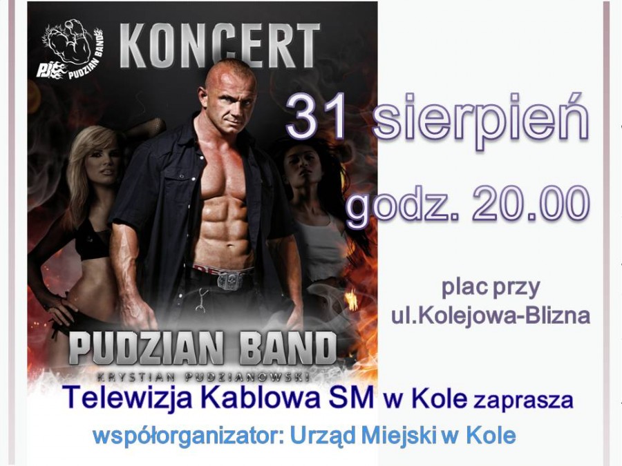 Koncert zespołu PUDZIAN BAND w Kole
