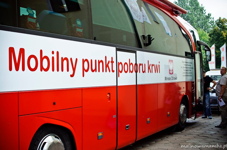 Malinowa zbiórka krwi