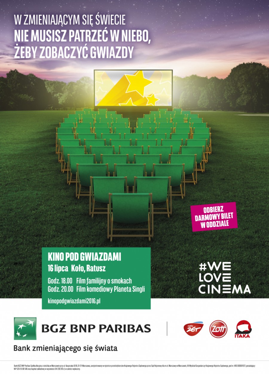 Od smoków do "Planety Singli"! Kino pod Gwiazdami w KOLE