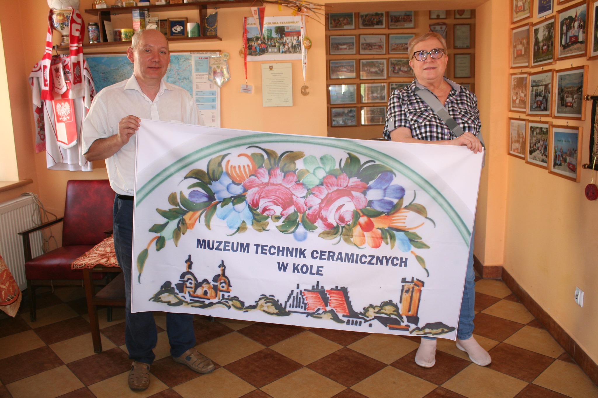 Zdjęcie flagi Muzeum Technik Ceramicznych w Kole