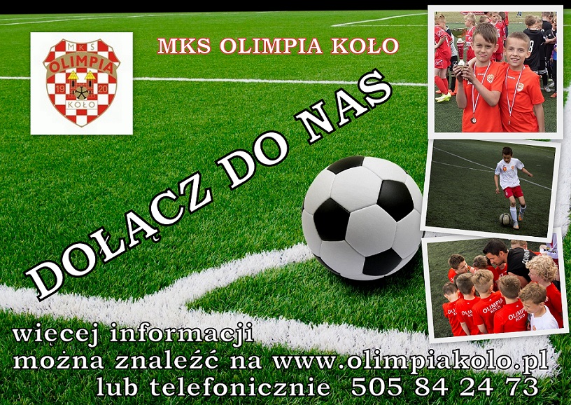 MKS Olimpia Koło ogłasza nabór dla najmłodszych