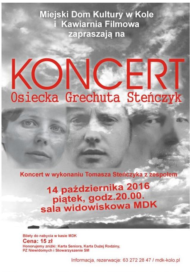 Tomasz Steńczyk z zespołem w nowej odsłonie w MDK w Kole