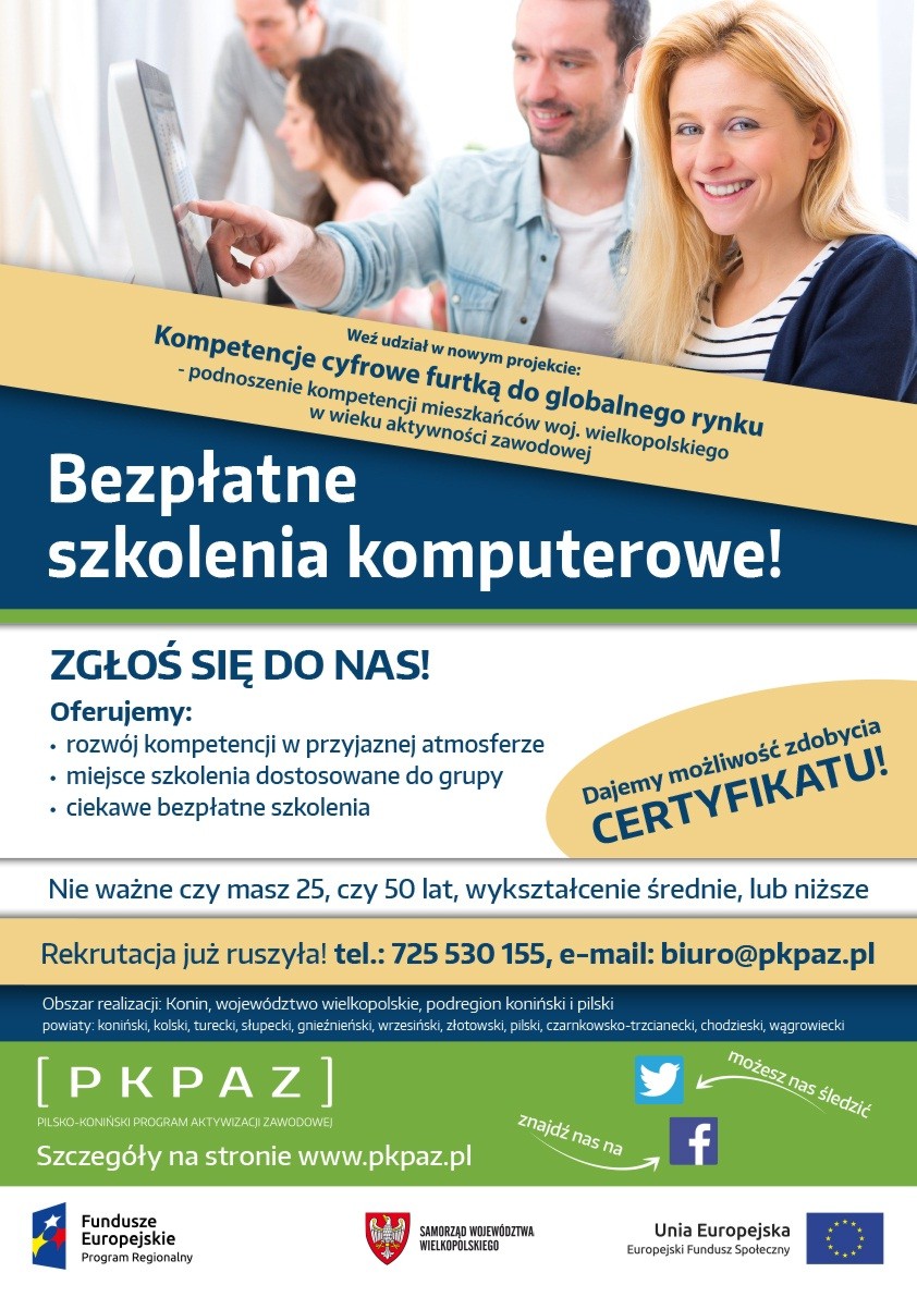 Bezpłatne szkolenia komputerowe