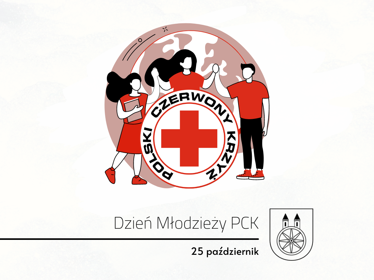 Plansza 25 października obchodzony jest Dzień Młodzieży PCK, tekst pod planszą.