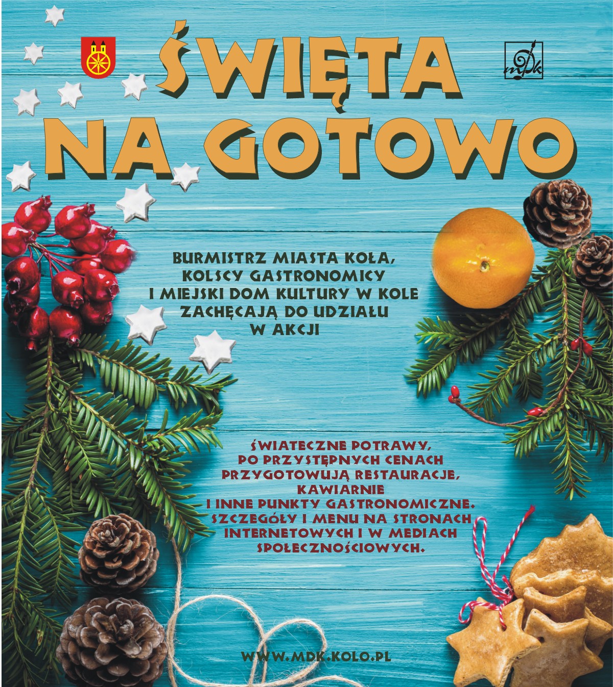 Zdjęcie przedstawia plakat z akcji „Święta na gotowo”.