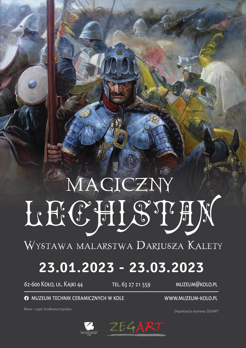 Plakat wystawy malarstwa Dariusza Kalety 