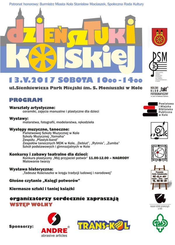 Zapraszamy na Dzień Sztuki Kolskiej