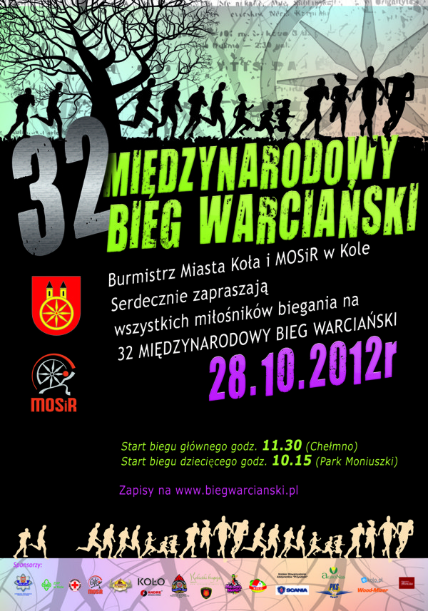 Zapraszamy na 32. Międzynarodowy Bieg Warciański