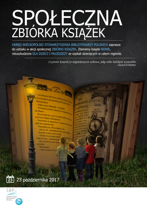 Społeczna zbiórka książek dla oddziałów dziecięcych w szpitalach
