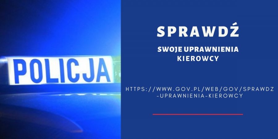 Grafika przedstawia napis Policja i adres link do strony internetowej gov.pl