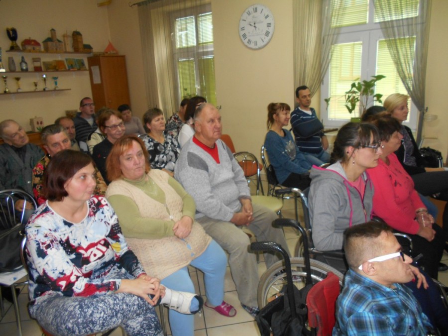 Spotkanie profilaktyczno-edukacyjne w ŚDS w Kole