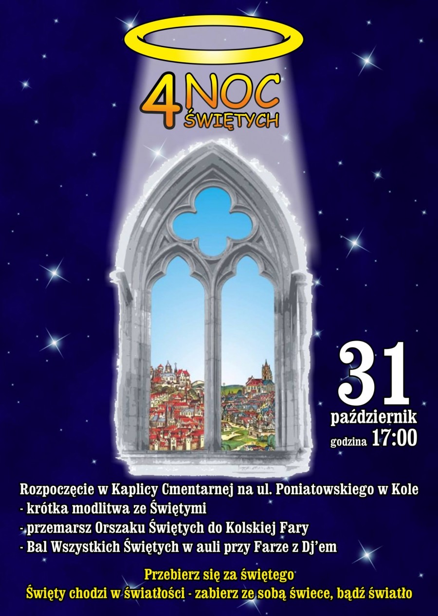 Zaproszenie na Noc Świętych