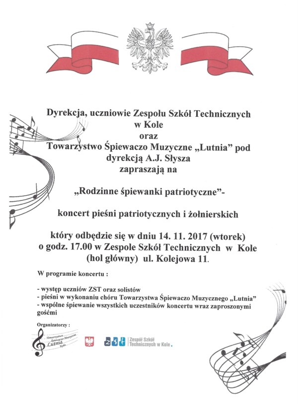 Rodzinne śpiewanki patriotyczne” – koncert pieśni patriotycznych i żołnierskich