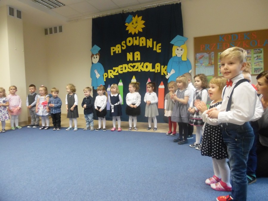 Pasowanie na przedszkolaka w PM 1