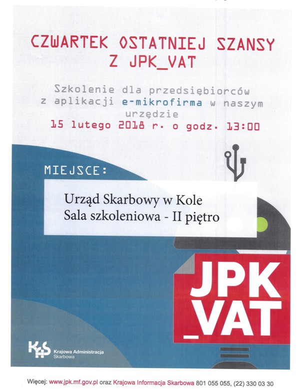 Czwartek ostatniej szansy z JPK_VAT