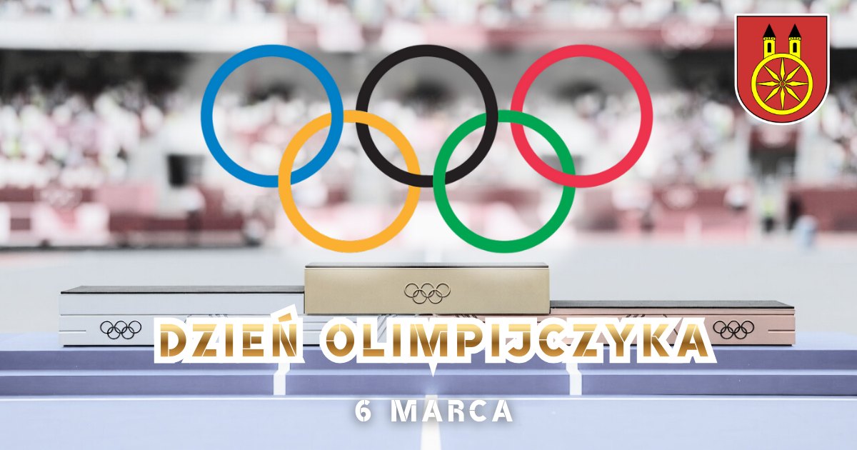 Plansza promująca Dzień Olimpijczyka (6 marca) zawiera symbol olimpijski – pięć kolorowych kół. U góry w prawym rogu herb miasta Koła. Na planszy dominują jasne barwy, w tle widzowie na stadionie olimpijskim.