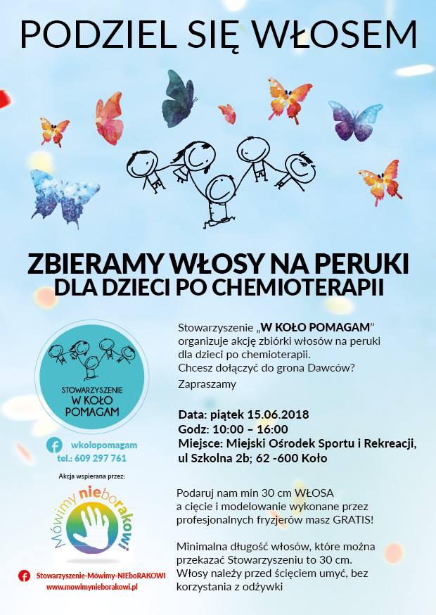 Chcesz dołączyć do grona Dawców? Podziel się włosem