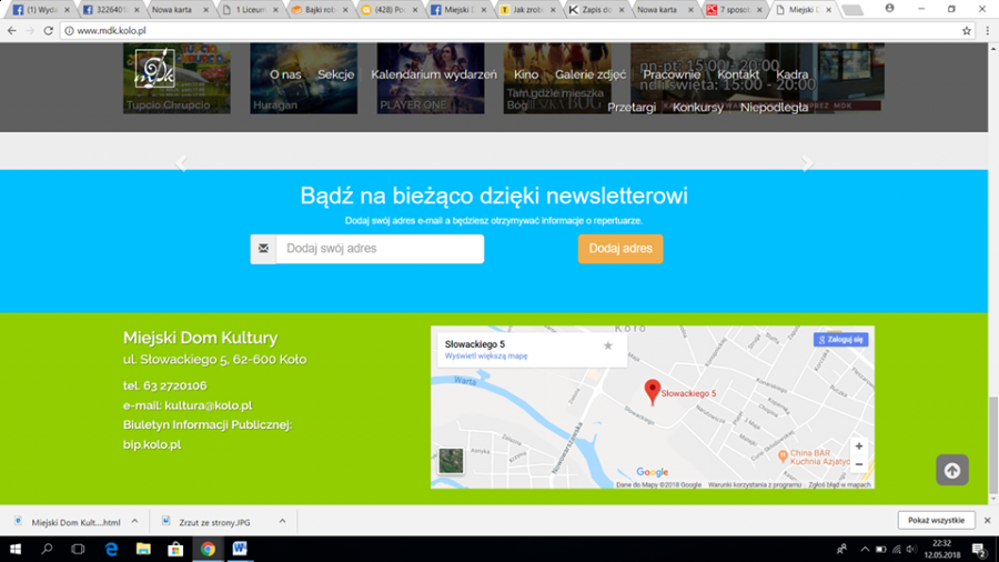 Bądź na bieżąco dzięki newsletterowi MDK w Kole