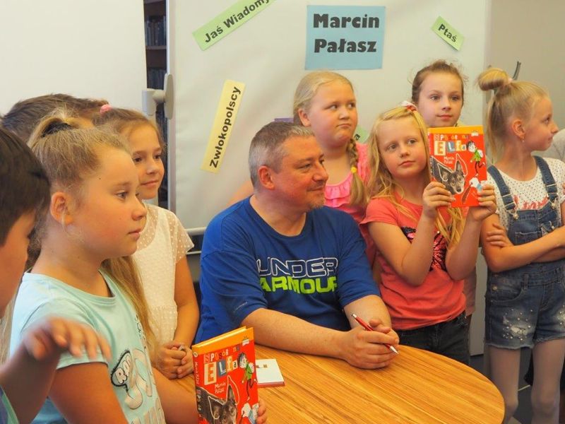 Spotkanie z Marcinem Pałaszem w PiMBP w Kole