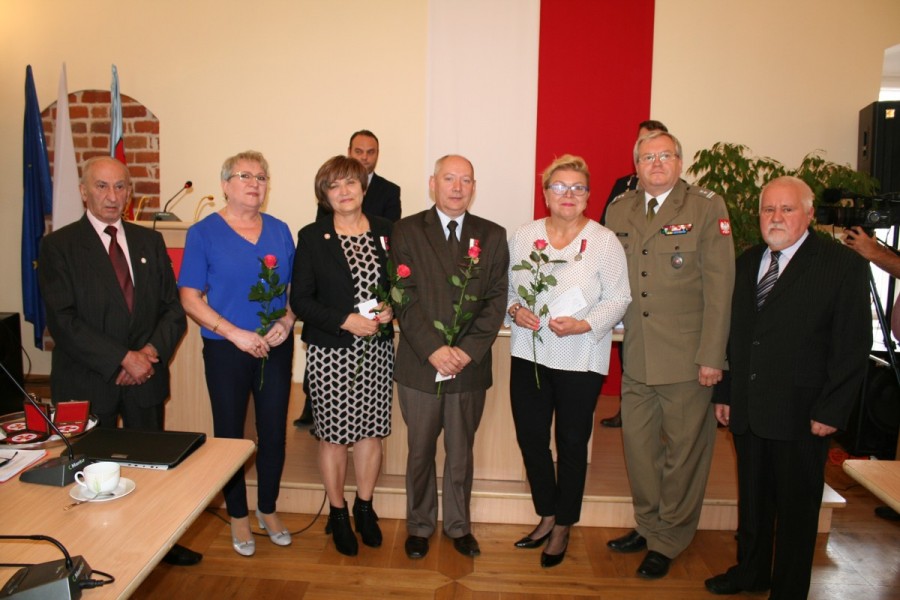 Uhonorowani medalami LOK