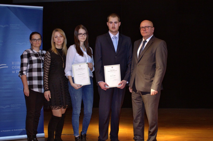 Uczniowie ZST w Kole nagrodzeni Stypendium Prezesa Rady Ministrów
