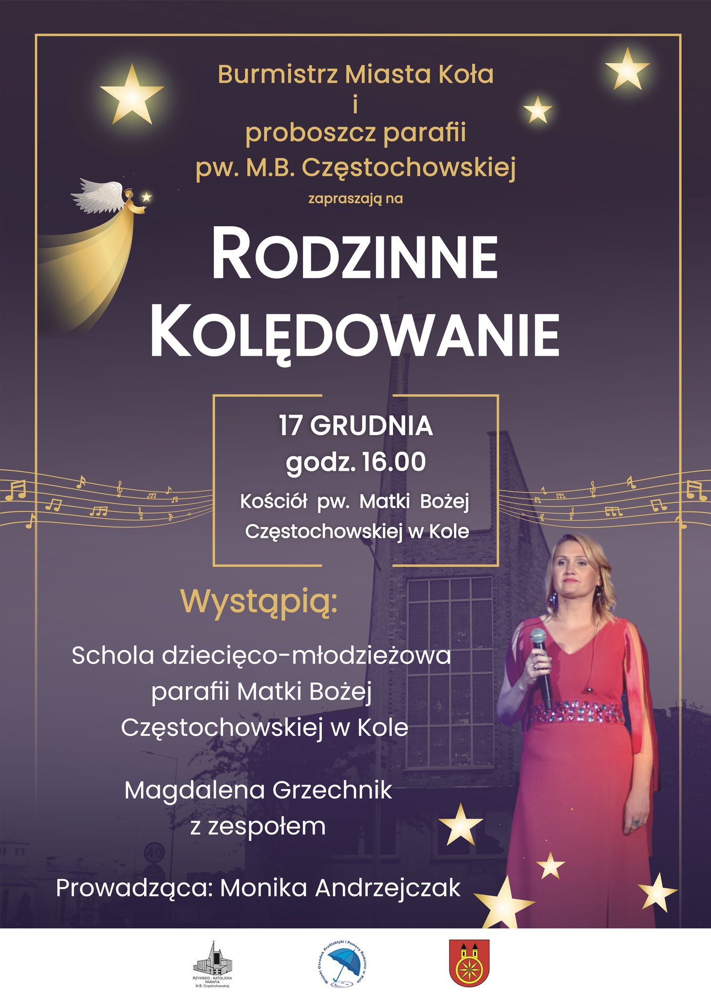 Plakat, Rodzinne Kolędowanie 2023, tekst pod plakatem