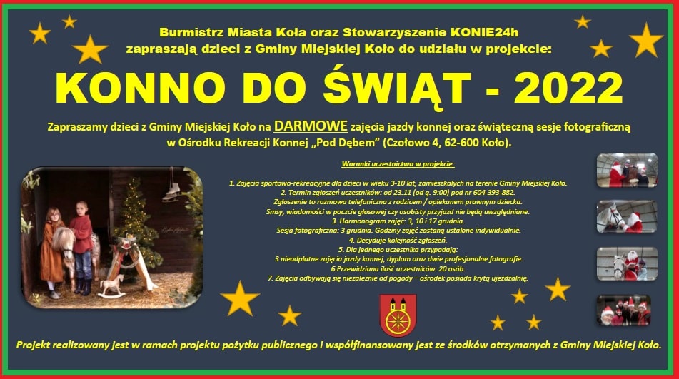 Plakat informujący o projekcie 
