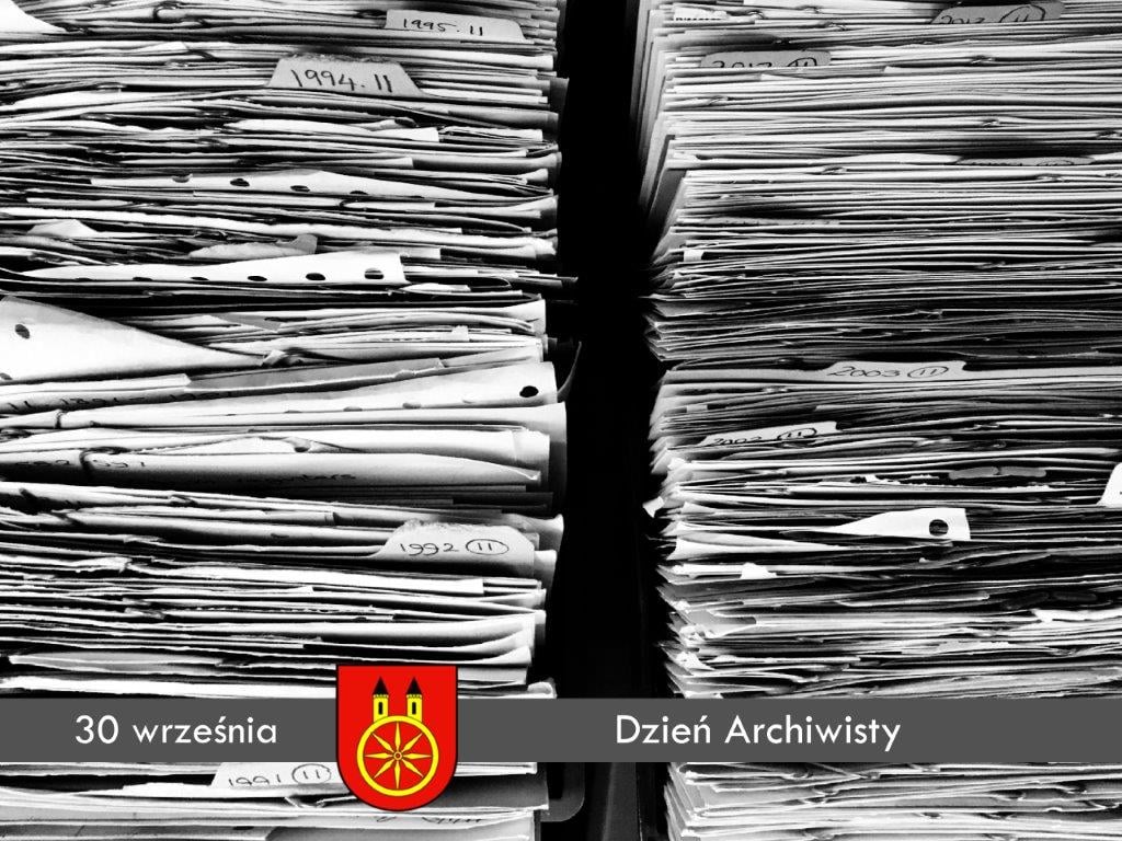 Plansza 30 września Dzień Archiwisty
