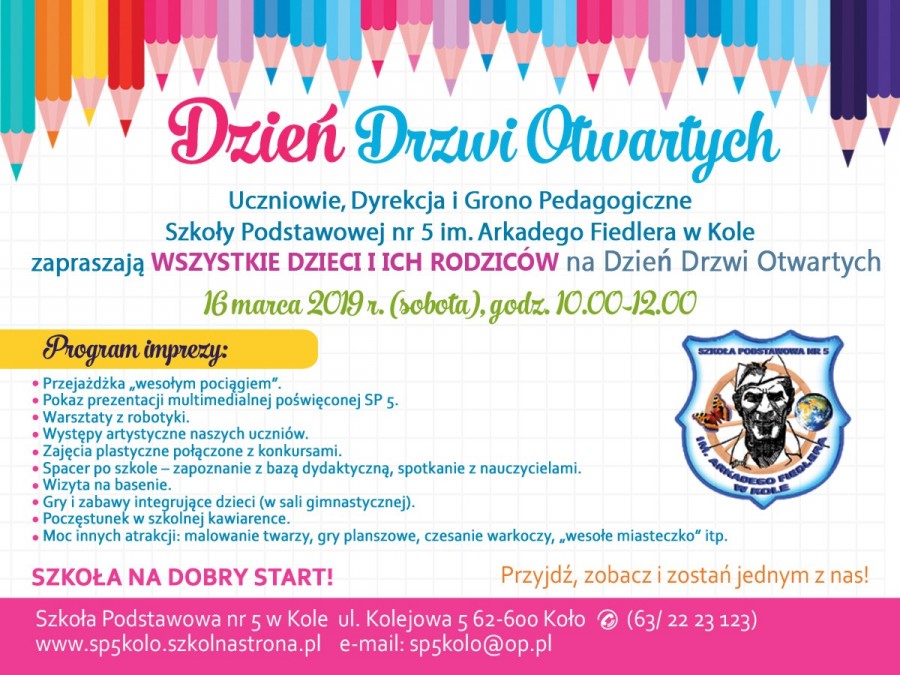 Dzień drzwi otwartych w SP nr 5 w Kole