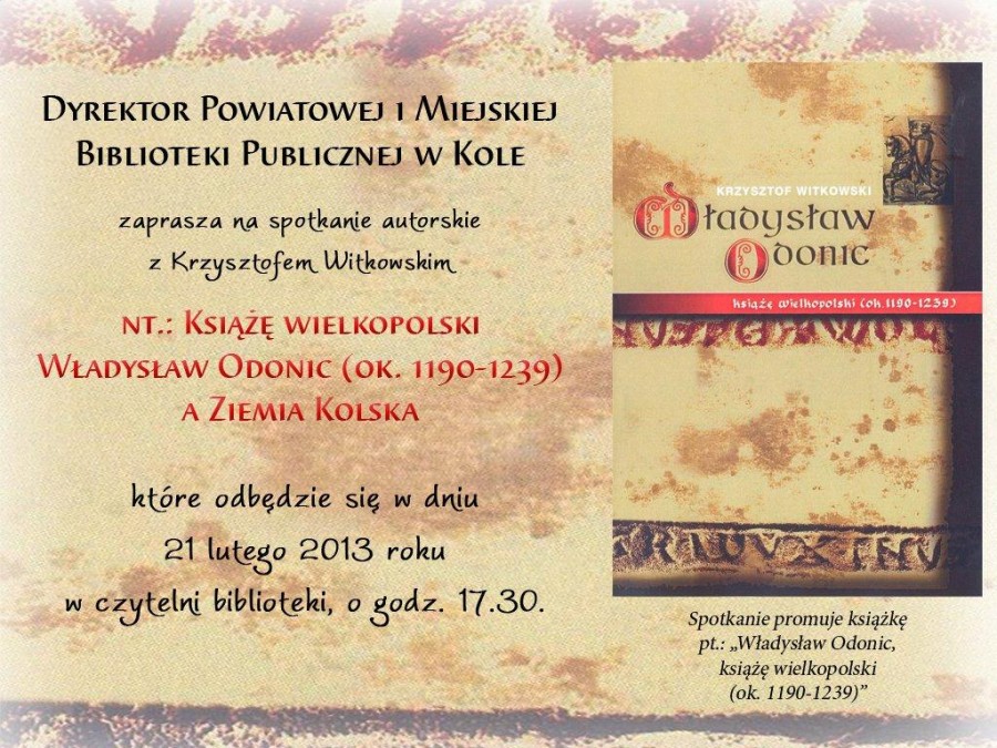 Spotkanie autorskie z Krzysztofem Witkowskim