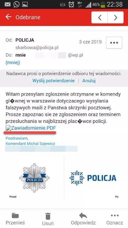 Policja ostrzega - uważaj na fałszywe wiadomości